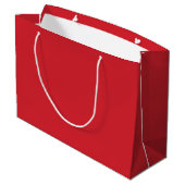 Grand Sac Cadeau rouge Amaranthe (couleur solide)  (Dos Angle)
