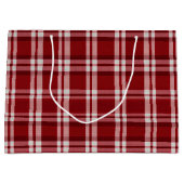 Grand Sac Cadeau Rouge blanc (Devant)