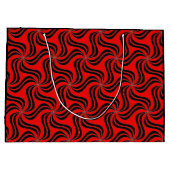 Grand Sac Cadeau Rouge et noir (Dos)