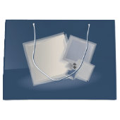 Grand Sac Cadeau Roulement des carrés Fibonacci (Devant)