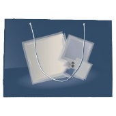 Grand Sac Cadeau Roulement des carrés Fibonacci (Dos)