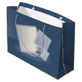 Grand Sac Cadeau Roulement des carrés Fibonacci (Dos Angle)