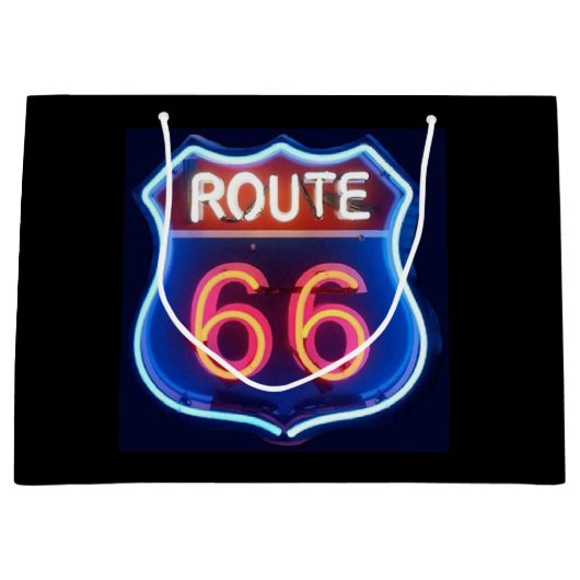 Grand Sac Cadeau Route 66 (Devant)