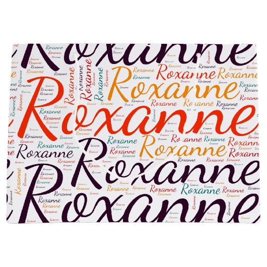 Grand Sac Cadeau Roxanne (Devant)
