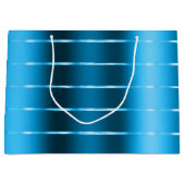 Grand Sac Cadeau Royal Blue Ruban Baby Shower de Mariage (Devant)