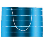 Grand Sac Cadeau Royal Blue Ruban Baby Shower de Mariage (Dos)