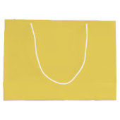 Grand Sac Cadeau Royal Gold Solid Plain Color (Dos)