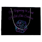 Grand Sac Cadeau RPG Critmas | Nebula Tabletop PnP Roleplayer Dice (Dos)