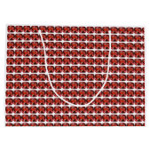 Grand Sac Cadeau Ruby Gemstone Red (Dos)