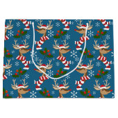 Grand Sac Cadeau Rudolph (Devant)