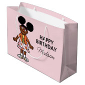 Grand Sac Cadeau Rue Sésame | Gabrielle Joyeux anniversaire (Dos Angle)