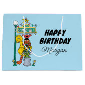 Grand Sac Cadeau Rue Sésame | Joyeux anniversaire (Devant)