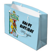 Grand Sac Cadeau Rue Sésame | Joyeux anniversaire (Dos Angle)