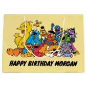 Grand Sac Cadeau Rue Sésame | Pâtes sésame | Joyeux anniversaire (Devant)