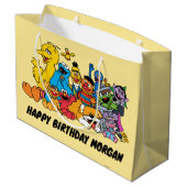 Grand Sac Cadeau Rue Sésame | Pâtes sésame | Joyeux anniversaire (Dos Angle)
