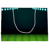 Grand Sac Cadeau Rugby Thème ajouter le logo (Dos)