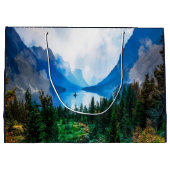 Grand Sac Cadeau Rustic Country Mountains Nature Pittoresque (Dos)