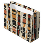 Grand Sac Cadeau Rustic Mudcloth Geometric Pattern (1) (Devant Angle)