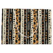 Grand Sac Cadeau Rustic Southwestern Stripe Pattern (3) (Dos)