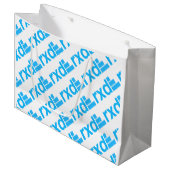 Grand Sac Cadeau RXD Mauvais (Devant Angle)
