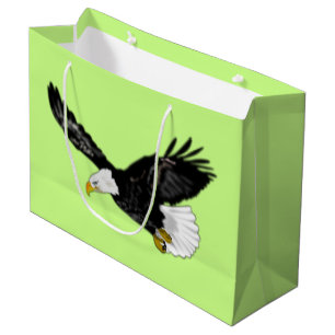 Grand Sac Cadeau Sac-cadeau américain à aigle à tête blanche - Vos 