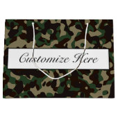 Grand Sac Cadeau Sac-cadeau camouflé (Devant)