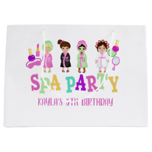 Grand Sac Cadeau Sac-cadeau de fête Spa - Filles