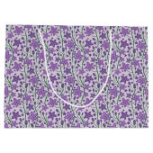 Grand Sac Cadeau Sac-cadeau Fleur Violette (Dos)