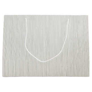 GRAND SAC CADEAU SAC-CADEAU GRIS ET BLANC STRIPES