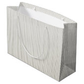 GRAND SAC CADEAU SAC-CADEAU GRIS ET BLANC STRIPES (Dos Angle)