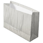 GRAND SAC CADEAU SAC-CADEAU GRIS ET BLANC STRIPES (Devant Angle)