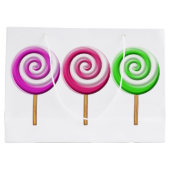 Grand Sac Cadeau Sac-cadeau Lollipops torsadés (Dos)