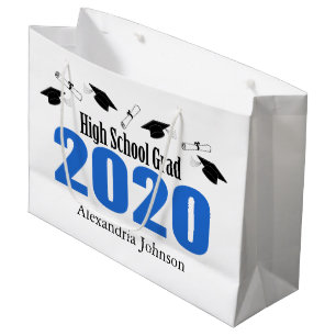 Grand Sac Cadeau Sac-cadeau pour diplôme de fin d'études secondai