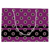 Grand Sac Cadeau Sac-cadeau pour don (Mocha/Plum) (Dos)