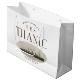 Grand Sac Cadeau Sac-cadeau Titanic Séphia Grand sac-cadeau Blanc