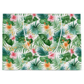 Grand Sac Cadeau Sac-cadeau-Tropical Floral (Devant)