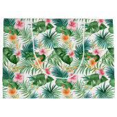Grand Sac Cadeau Sac-cadeau-Tropical Floral (Dos)