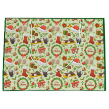 Sacoche cadeau Motif de Noël