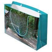 Grand Sac Cadeau Sacoche cadeau Peacock (Dos Angle)