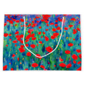 Grand Sac Cadeau Sacoche cadeau Poppy Field (Devant)