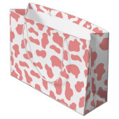 Grand Sac Cadeau Sacs-cadeaux à imprimer à la vache (Dos Angle)