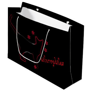 Grand Sac Cadeau Sacs-cadeaux amoureux de les chats ailurophiles
