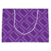 Grand Sac Cadeau Sacs-cadeaux Carré violet (Devant)
