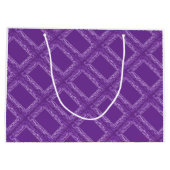 Grand Sac Cadeau Sacs-cadeaux Carré violet (Dos)