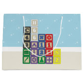 Grand Sac Cadeau Sacs-cadeaux de Future Chemist's Blocks (Devant)