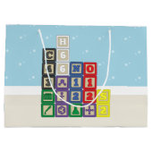 Grand Sac Cadeau Sacs-cadeaux de Future Chemist's Blocks (Dos)