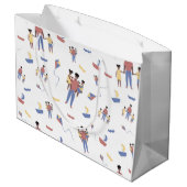 Grand Sac Cadeau Sacs-cadeaux fête des pères (Dos Angle)