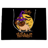 Grand Sac Cadeau Sacs-cadeaux Halloween Puggy (Devant)