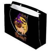 Grand Sac Cadeau Sacs-cadeaux Halloween Puggy (Dos Angle)