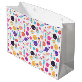 Grand Sac Cadeau Sacs-cadeaux inspirés de l'espace généré par IA (Dos Angle)